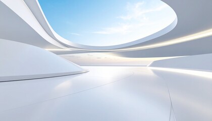 Leinwandbilder - 3d illustration of abstract architecture background, geometric