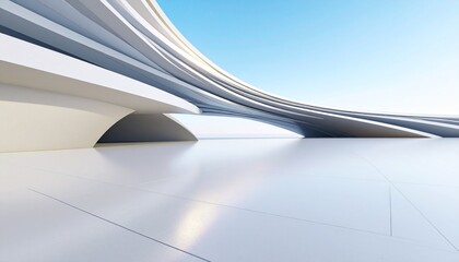 Leinwandbilder - 3d illustration of abstract architecture background, geometric
