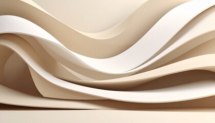 Leinwandbilder - 3d illustration of abstract minimal architecture background,