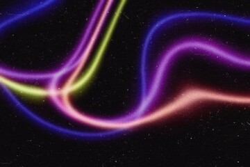 Wall Mural - vibrant color gradient shape background, abstract multicolored grainy wave shaped hologram gradients