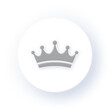 © titileedzs - Neumorphism Icon Crown Icon Soft Drop Shadow on Dark Background Neumorphic UI UX Design User Interface Neumorphism Shadow