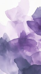 Aufkleber - Abstract painting in purple and lavender shades in studio