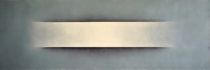 Poster - Horizontal band of muted beige against a muted gray background.