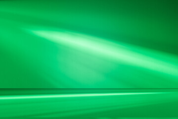 Aufkleber - Wall interior background, studio and backdrops show products. with leaf shadow from window color green and white. background for text insertion and presentation of product	
