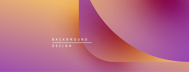Aufkleber - Abstract gradient background. Soft color transitions create modern design. Minimalist aesthetic, suitable for digital projects.