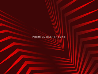 Poster - Luxurious abstract vector with crimson and fiery red geometric stripes creates a dynamic visual effect ideal for digital backgrounds, presentations or modern design elements.