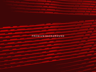 Poster - Luxurious abstract vector with crimson and fiery red geometric stripes creates a dynamic visual effect ideal for digital backgrounds, presentations or modern design elements.
