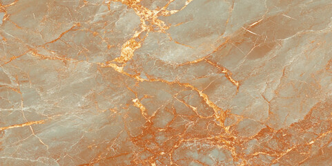 Poster - An abstract marble-like design with a swirling mix of deep teal, Golden veins run through the composition, adding a striking contrast and a sense of luxurious texture.