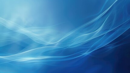 Fototapete - Abstract gradient background with smooth shades of blue and soft light