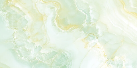 Poster - The image showcases an abstract artwork with flowing wave-like patterns, Delicate golden veins weave through the composition, The smooth fluid blending of colors creates a serene ethereal effect.