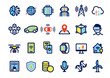 © 花荣 陈 - Cartoon commercial Internet Internet of Things technology icon