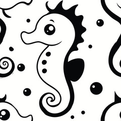 Naklejka na meble Friendly cartoon animal outline with vibrant color options