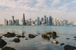 © diy13 - panorama view of the skyline of Doha in evening