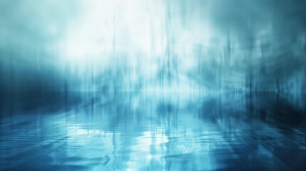 Poster - Blurred abstract background in blue tones