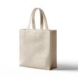 © Rakib - Beige Tote Bag Mockup:  Studio Shot, Neutral Background,  Blank Canvas, Eco-Friendly Design,  Retail Branding Template.