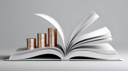 Poster - Magazine feature on financial planning trends for the new year, magazine photography style