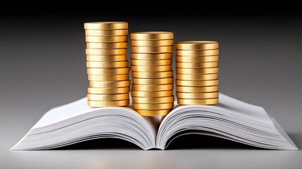 Poster - Magazine feature on financial planning trends for the new year, magazine photography style
