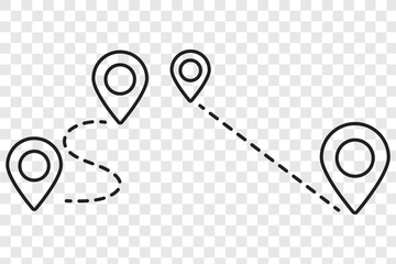 Poster - Location icon. Map pin icon set. location marker. location pin. Map pin icon vector illustration eps 10.