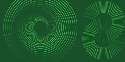 Poster - Abstract blue glowing geometric lines on dark blue background. Modern shiny blue circle lines pattern. Futuristic technology concept. Suit for cover, poster, banner, brochure, header, website. eps 10