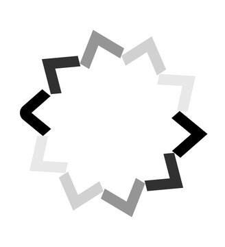 Arrow graphic set for design