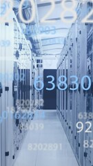 Poster - Animation of scientific data processing over server room