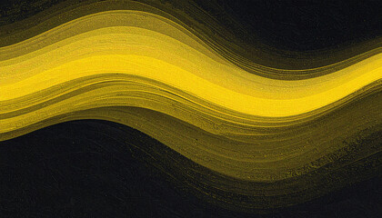 Aufkleber - Black and yellow color gradient with noise texture effect. Abstract backdrop.