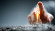 © BgStudio98 - Launching business startup rocket with hand gesture beginning a financial venture new project futuristic innovation successful enterprise digital strategy idea and investment