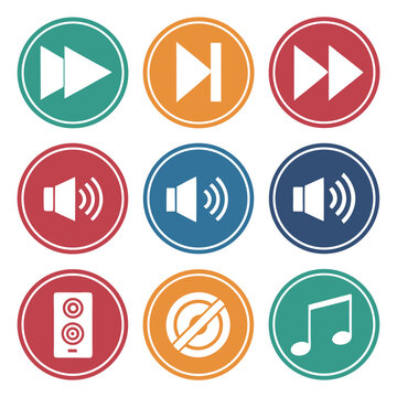 vector set of web icons