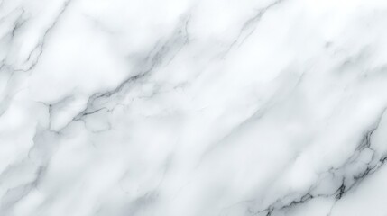 Poster - Elegant white marble surface with gray veining for luxury design and decor.