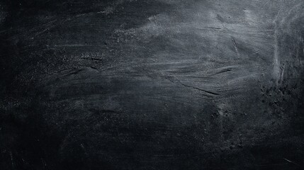 Poster - Smooth Textured Dark Gray Chalkboard Surface Background for Designs and Art.