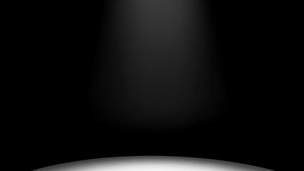 Poster - A single spotlight illuminates an empty stage, creating a dramatic and focused atmosphere