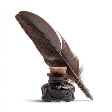 Quill and Inkwell A Timeless Writing Set
