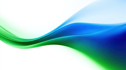 Poster - Abstract flowing colorful wave design background with smooth curves and gradients.