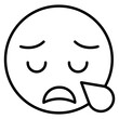 © Icons Studio - Sleepy Face Icon