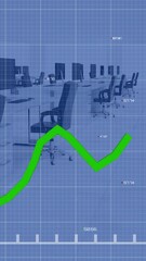 Poster - Animation of statistical data processing over grid network against empty office