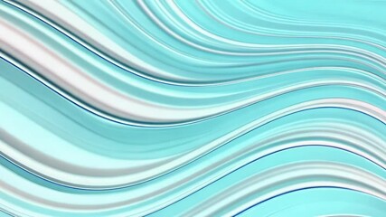 Poster - A delicate pink silk fabric drapes in soft, flowing waves, creating a luxurious and elegant texture