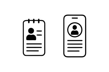 Fototapete - A Comparison of Physical and Digital Identity Badges Showcasing Security and Accessibility Trends of the Modern Era