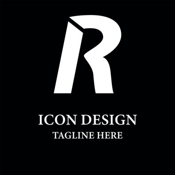 Letter R logo corporate business emblem logotype