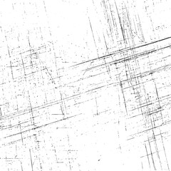 Poster - Grunge scratch texture vector background. Abstract crosshatch lines with distressed sketch effect for vintage surface design and retro overlay art.
