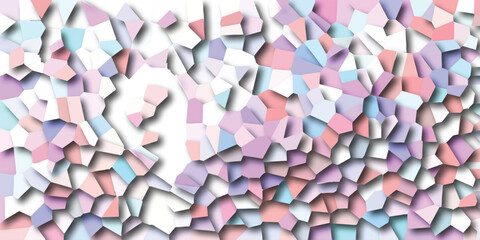 Aufkleber - Abstract mosaic background in pastel colors geometric design featuring light and shadow play suitable for digital art and graphic design projects