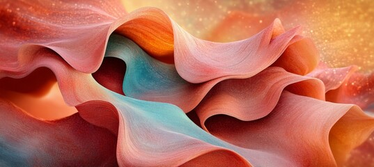 Poster - Mesmerizing Abstract Swirls of Colorful Hues and Fluid Shapes for Stunning Artistic Backgrounds