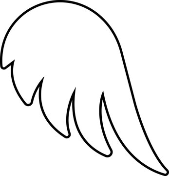 Wing icon wing logo designs. Various artistic bird, angel, bat, eagle, and minimalist wing vector isolated on transparent for branding, tattoos, emblems, or fantasy design projects.