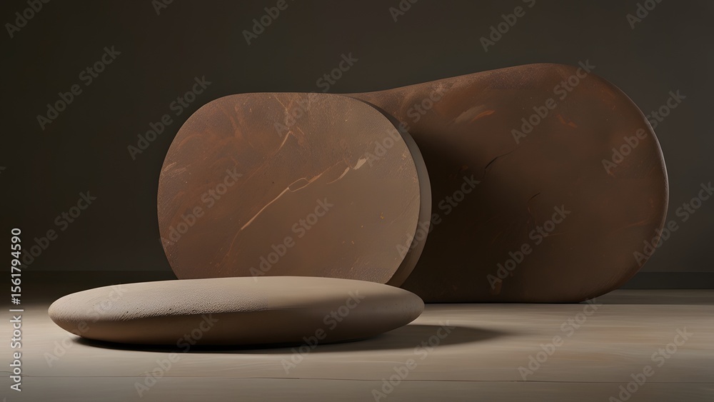 Heart-shaped chocolate food object, like brown eggs without shells, not ...