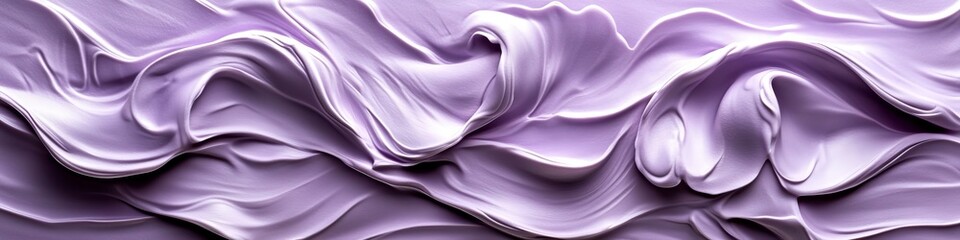 Poster - Elegant Lavender Texture Background with Gentle Waves in a Calm and Relaxing Minimalistic Style