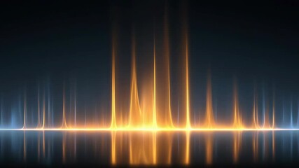 Poster - Minimalist fire background with glowing soft flames gently rising from the bottom edge on a dark gradient, ideal for abstract design, warmth themes, or elegant visual storytelling. Moody background.