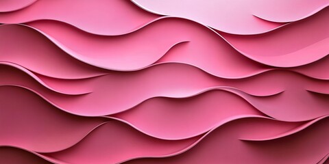 Poster - Elegant Abstract Wave Pattern Background with Soft Gradient Colors for Minimalist Design Projects