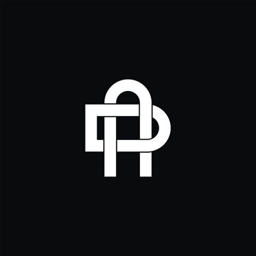 Initial Letter DA or AD Monogram Logo Design