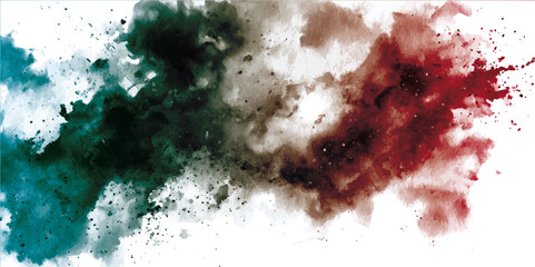 Aufkleber - Abstract colorful blur background with waves. Colorful Abstract Background with Splashes of Red and Blue Tones
