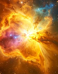 Wall Mural - creation of our universe concept after the big bang