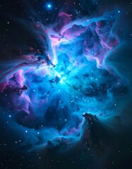 Wall Mural - creation of our universe concept after the big bang